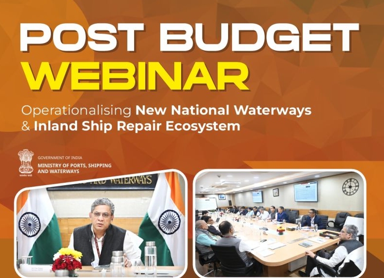 Post Budget Webinar 2026 Outlines Ambitious Plan to expand Inland Waterways and Strengthen Maritime Ecosystem