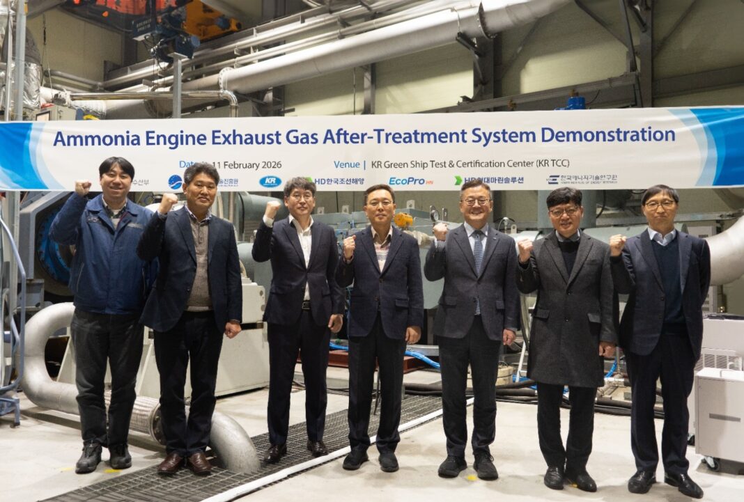 KR, EcoPro HN and HD Korea Shipbuilding & Offshore Engineering jointly develop Ammonia Engine Exhaust Gas After-Treatment System