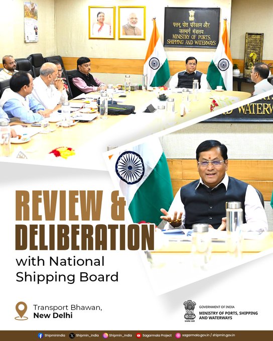 Govt engages National Shipping Board (NSB) to address sectoral challenges amid Global Maritime Uncertainty